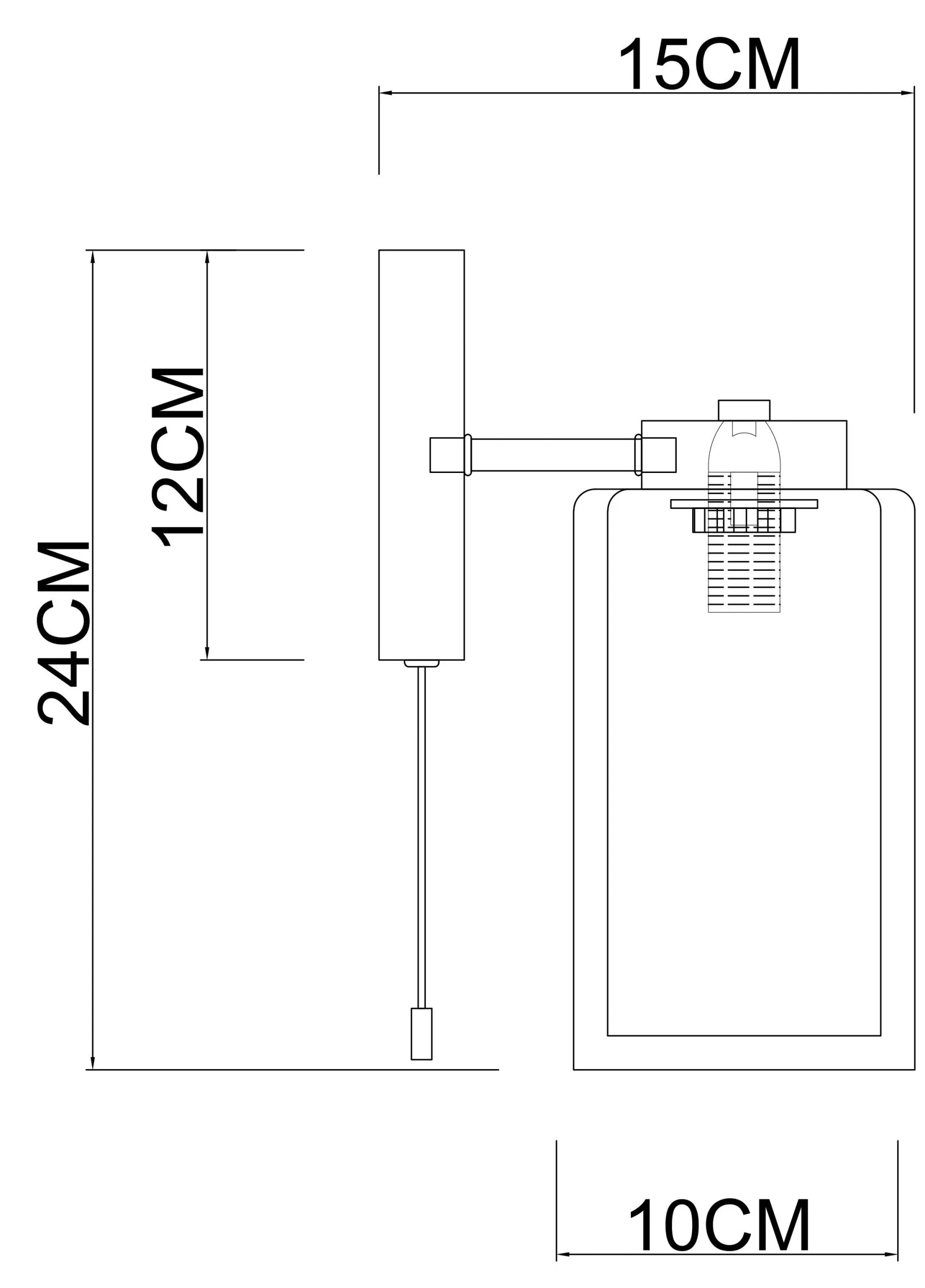 Бра ARTE LAMP LEO A7027AP-1BK