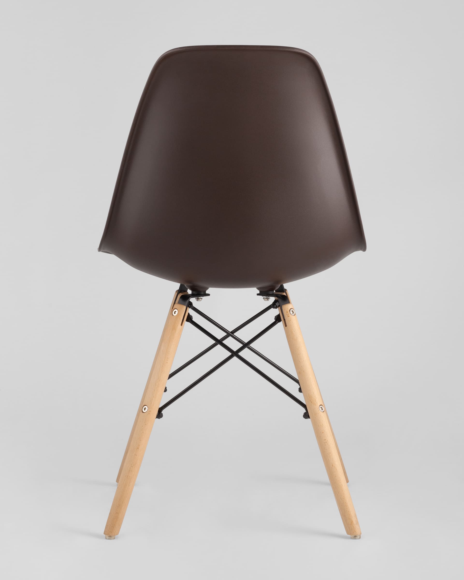 Комплект стульев Eames DSW коричневый x4 шт