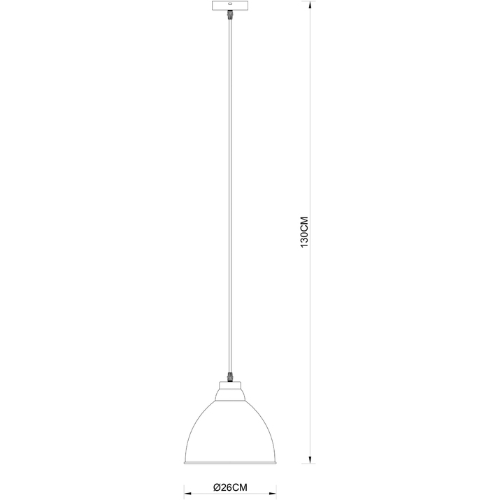 Светильник подвесной Arte Lamp Braccio A2055SP-1WH