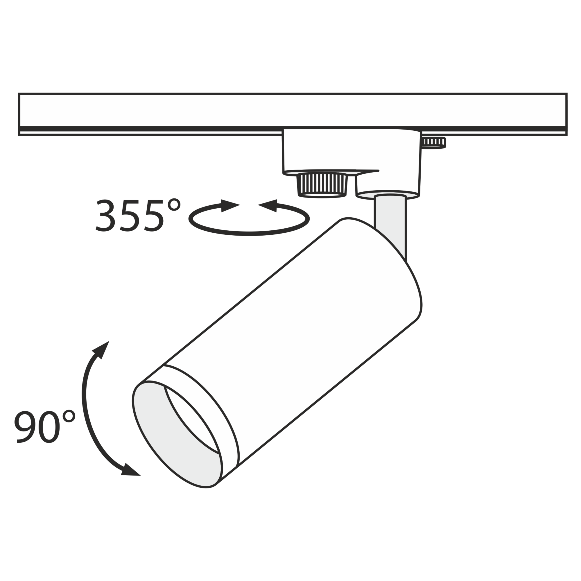 Трековый светильник Maytoni Technical Focus TR004-1-GU10-B