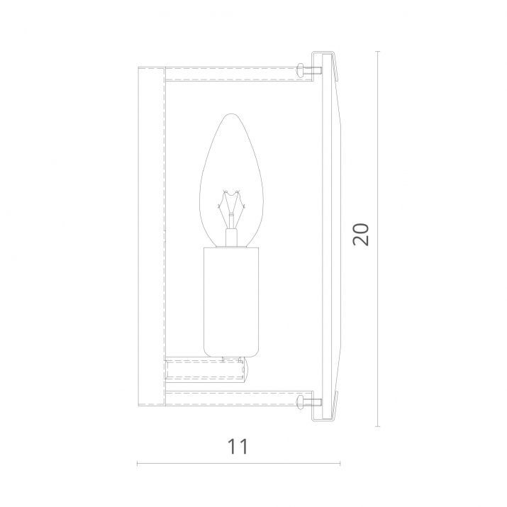 Бра Divinare OSTIN 1100/02 AP-1