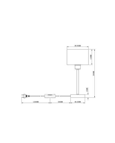 Лампа настольная Moderli Room V2732-1T