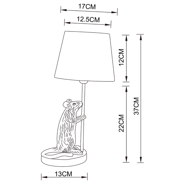 Лампа настольная Arte Lamp GUSTAV A4420LT-1GO