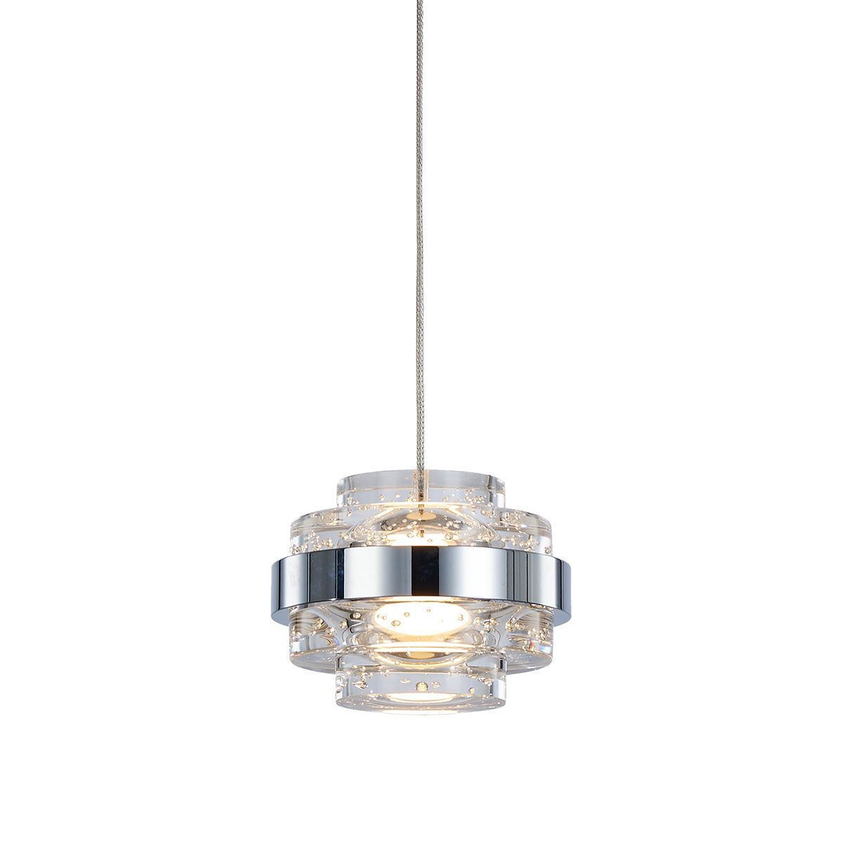 Подвесной светильник Delight Collection MD22030002 MD22030002-1A chrome/clear