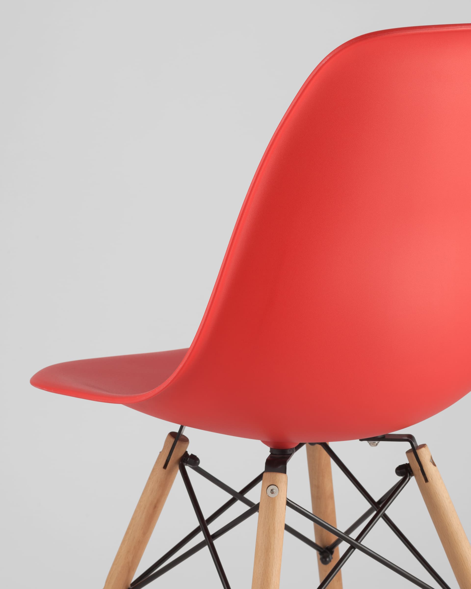 Комплект стульев Eames DSW красный x4 шт