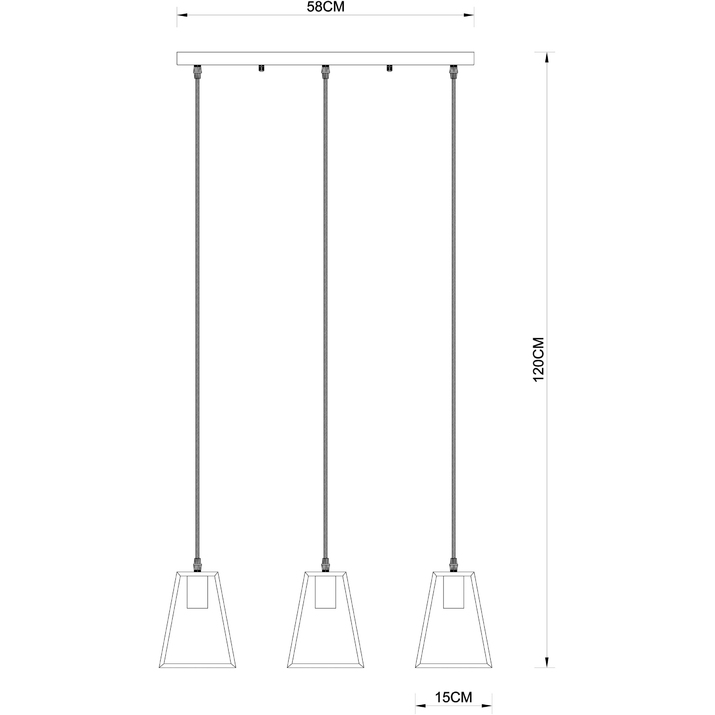 Подвесной светильник ARTE LAMP BRUSSELS A8030SP-3WH