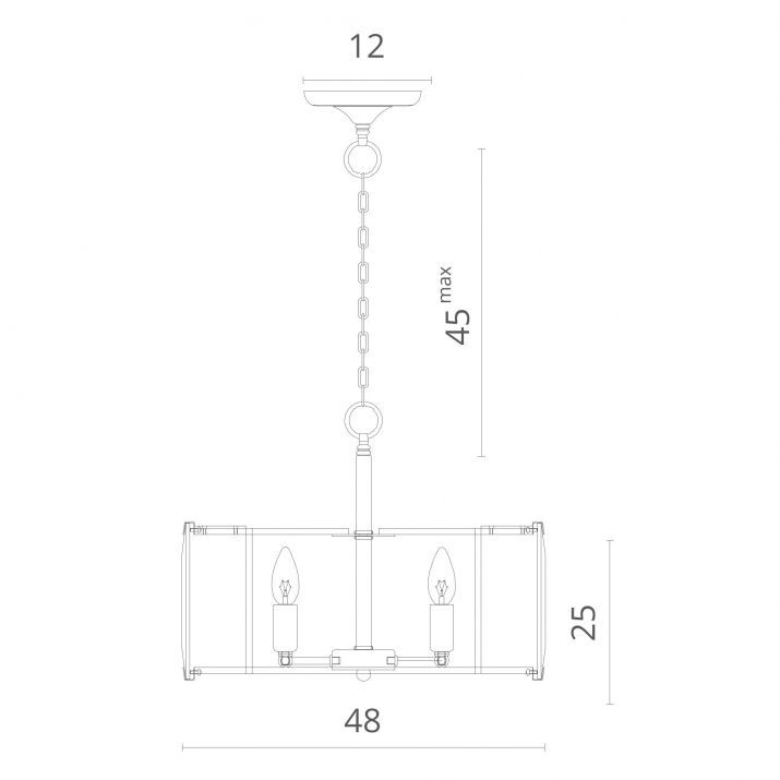 Люстра Divinare OSTIN 1100/02 SP-5