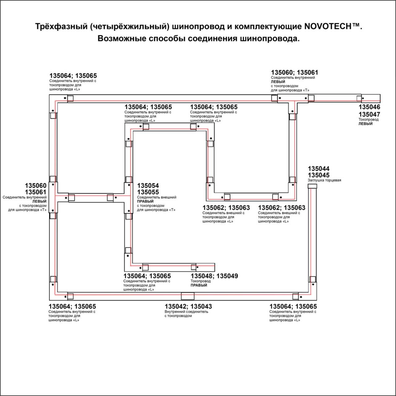 Шинопровод NOVOTECH PORT 135237