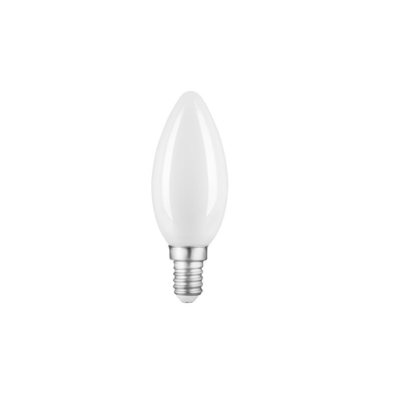 Лампа Gauss Filament Свеча 9W 590lm 3000К Е14 milky LED 1/10/50