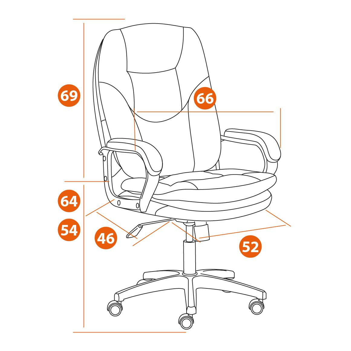 Кресло для руководителя COMFORT LT (22) Лаванда