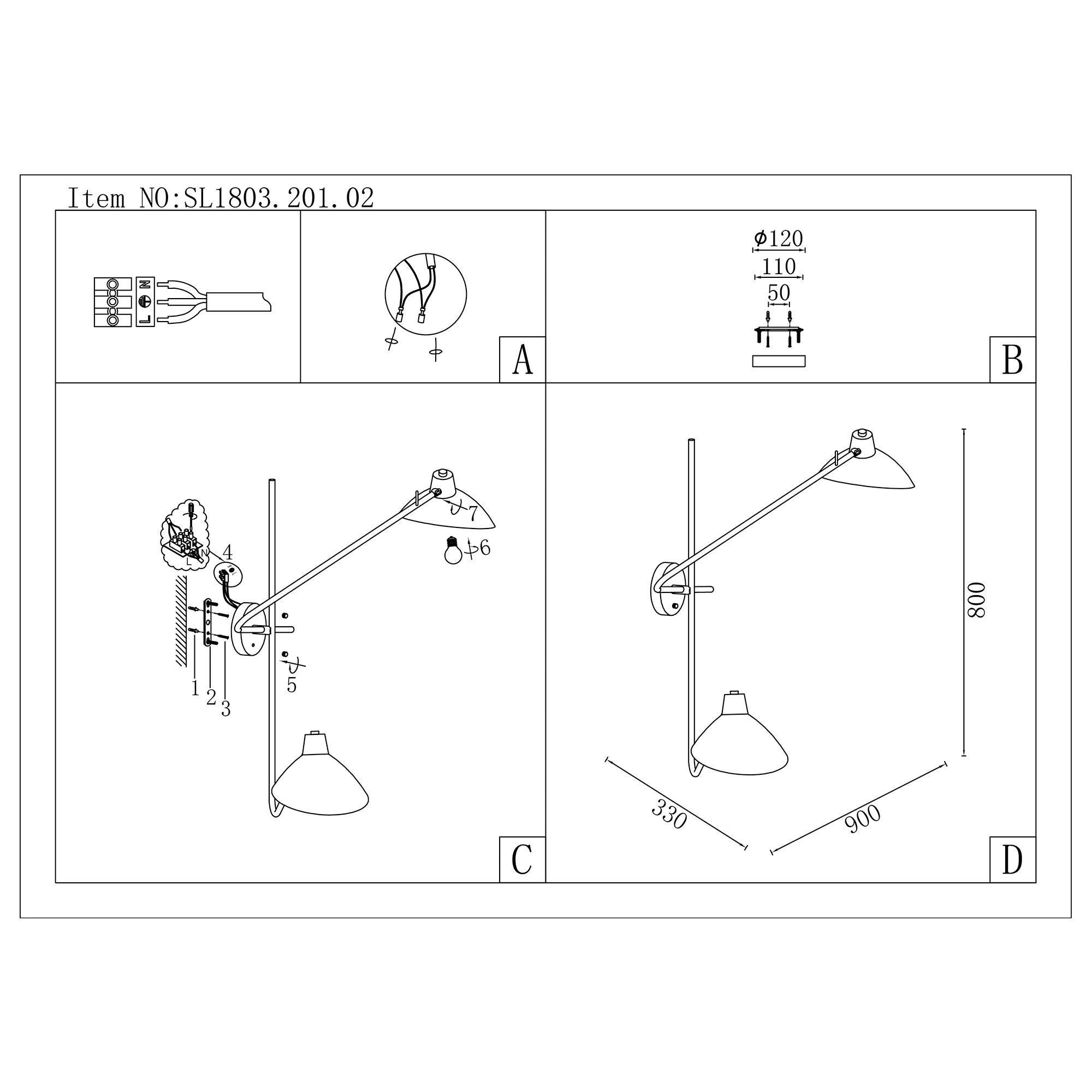 Бра ST LUCE JARRO SL1803.201.02