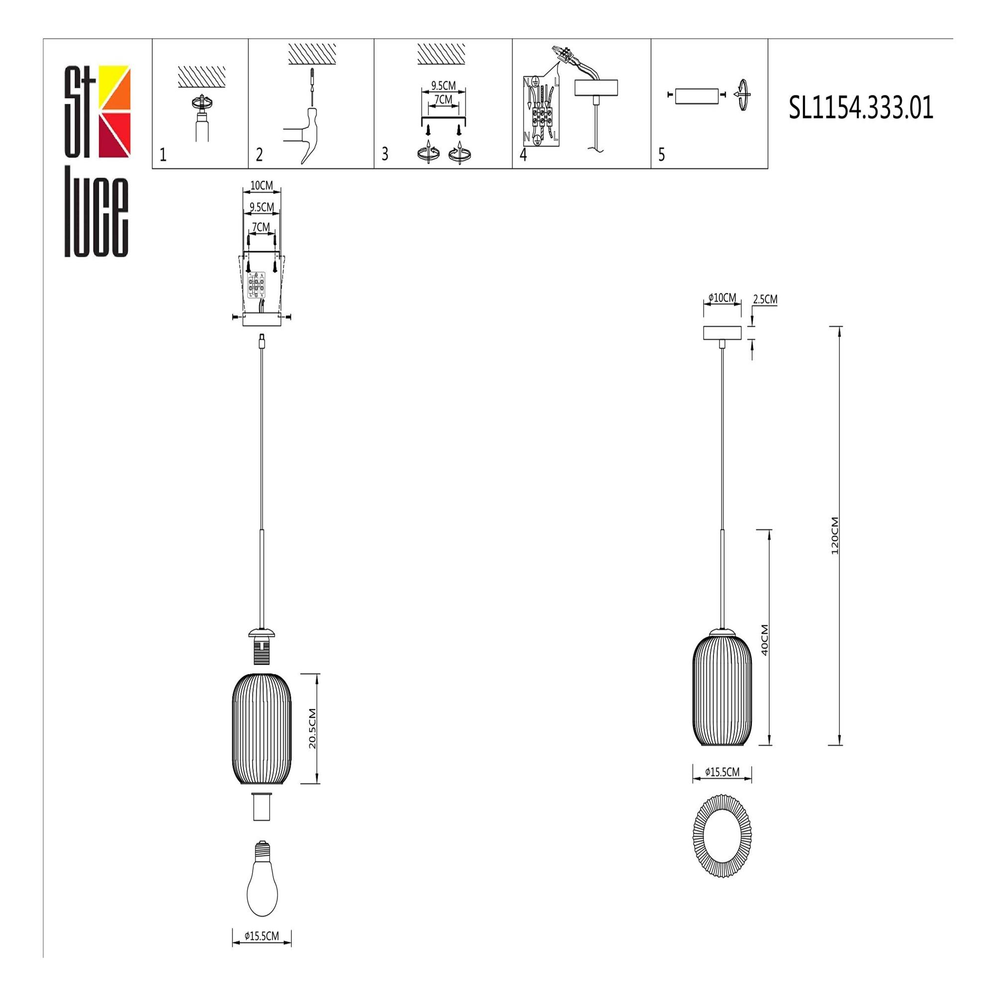 Подвесной светильник ST LUCE GRAN SL1154.333.01