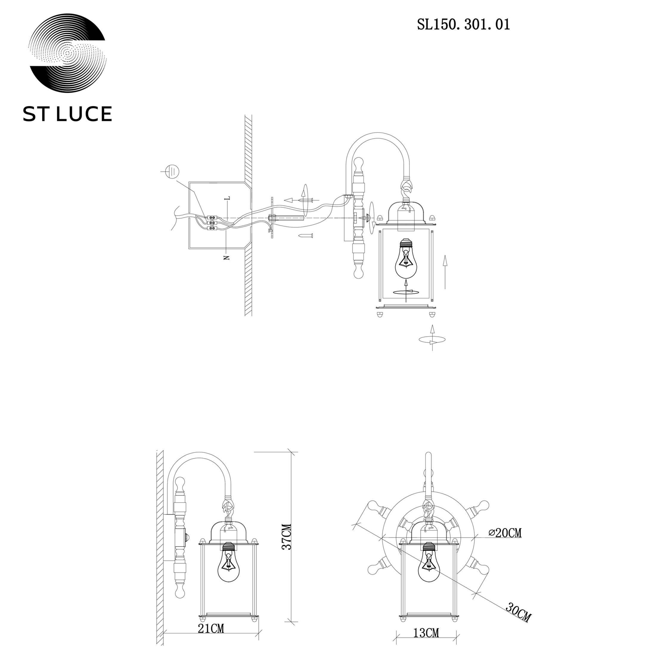 Бра настенное ST LUCE VOLANTINO SL150.301.01