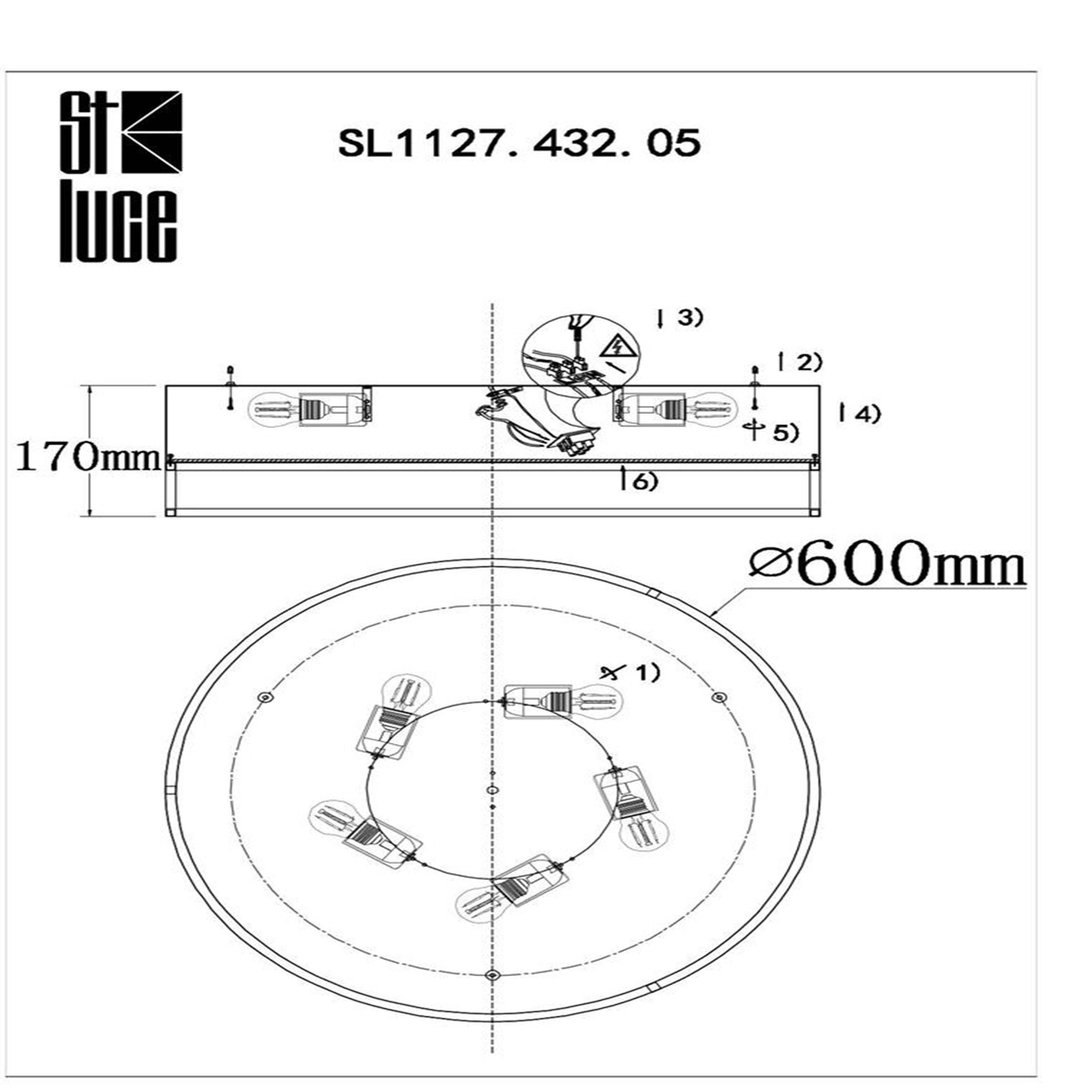 Потолочный светильник ST LUCE CHODO SL1127.432.05