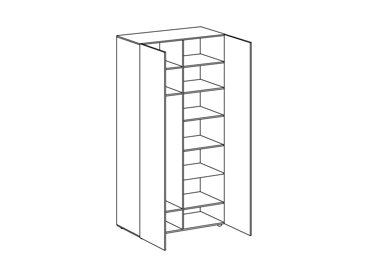 Шкаф Modus 2-дверный 693818