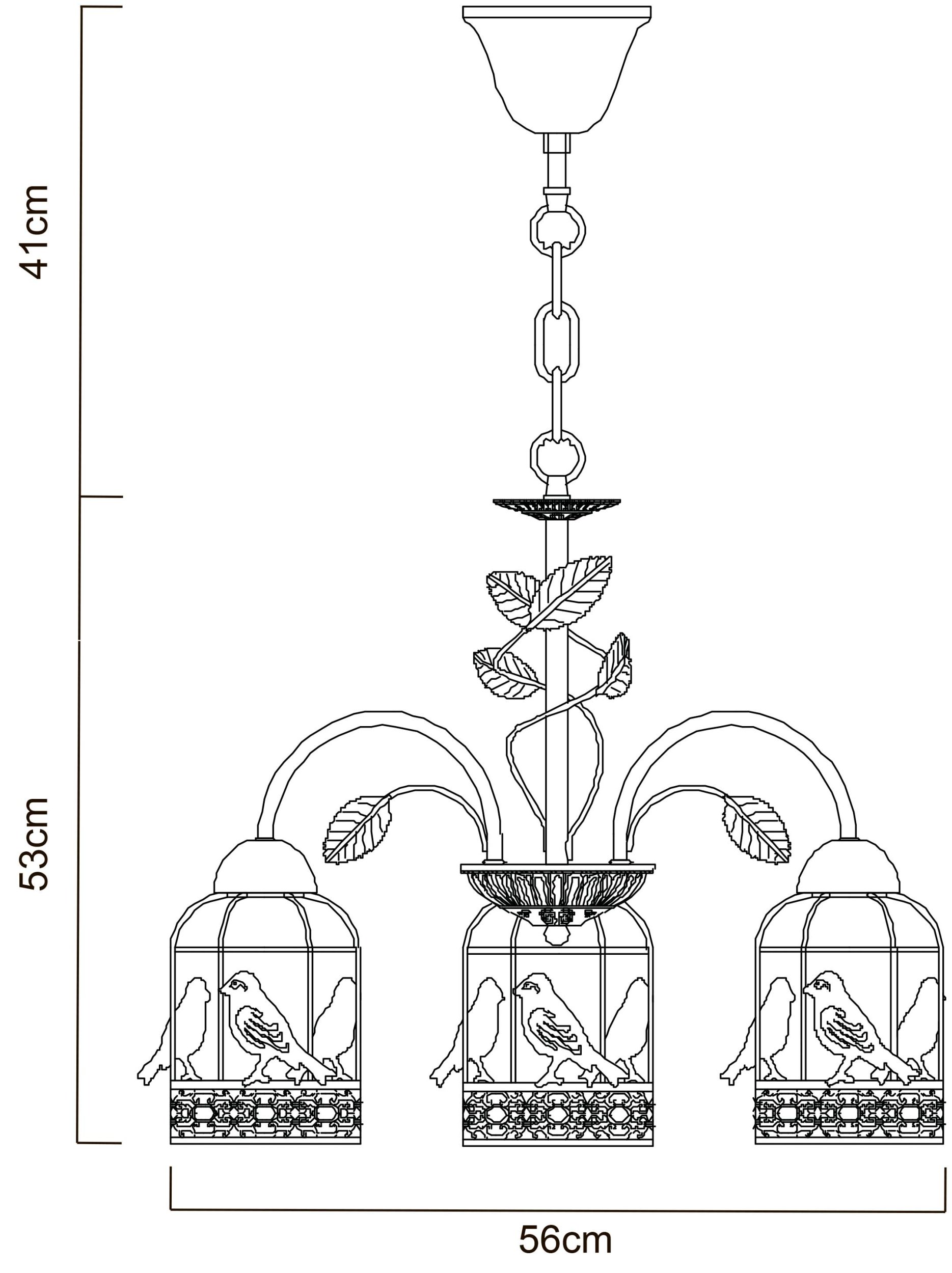 Подвесная люстра Arte Lamp CINCIA белый, золото A5090LM-5WG