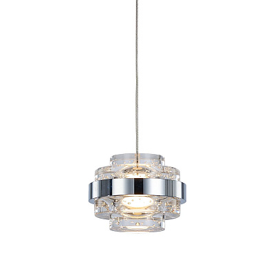 Подвесной светильник Delight Collection MD22030002 MD22030002-1A chrome/clear