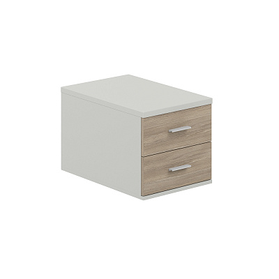 Подвесная тумба Norden Сигма с 2 ящ., 600, 400х446х342 SG.536.SH.OD Серый Бархат/Дуб темный