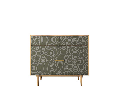 Комод Этажерка Line (Лайн) R22/browngrey