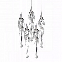 Подвесной светильник Delight Collection Goddess Tears P68009L-5/R chrome