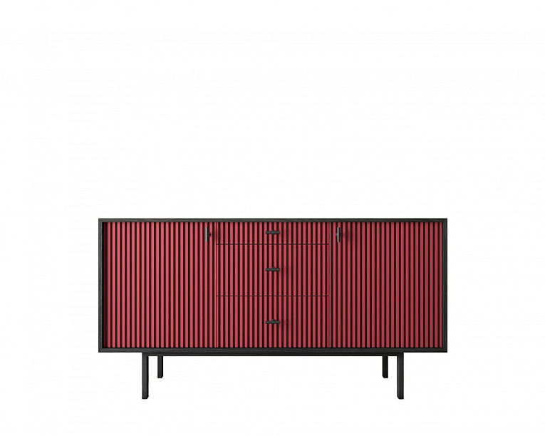 Комод Этажерка Emerson (Эмерсон) Red (Ред) EM08/red/L