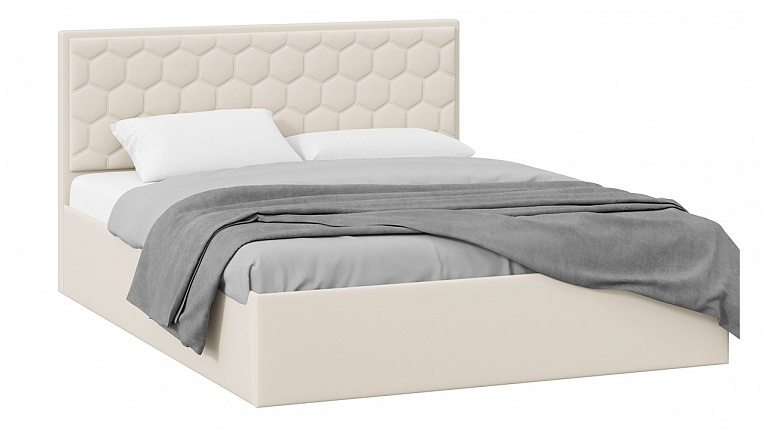 Кровать 160х200 Порто ТриЯ велюр Confetti Cream