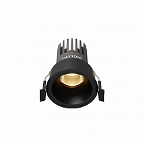 Точечный встраиваемый светильник Maytoni Dip / Дип DL123-10W-2.7K-B