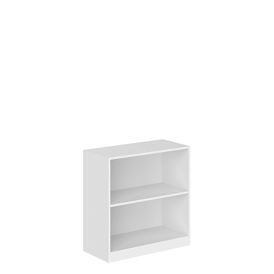 Стеллаж офисный 2 секции Skyland СИМПЛ (SIMPLE) SR-2W Белый