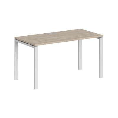 Офисный стол Norden Сигма 1200х600 (м/к 60х30) SG.201.OL.63.WH Дуб светлый / Белый