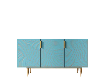 Комод Этажерка Line (Лайн) LN02/GR1/blue